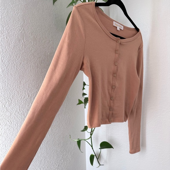 Sugar Moon Cropped Cardigan - Picture 2 of 6